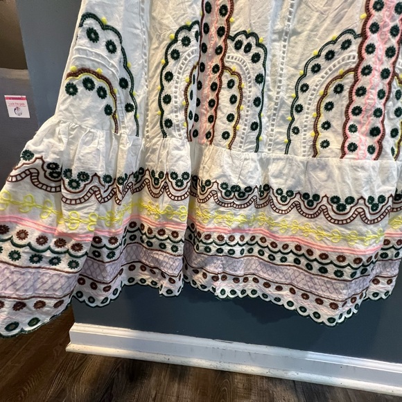 Böhme White Embroidered Dress - Picture 8 of 12